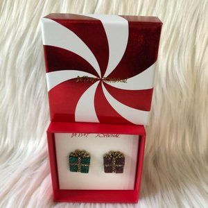 Betsey Johnson Gift Stud Earrings